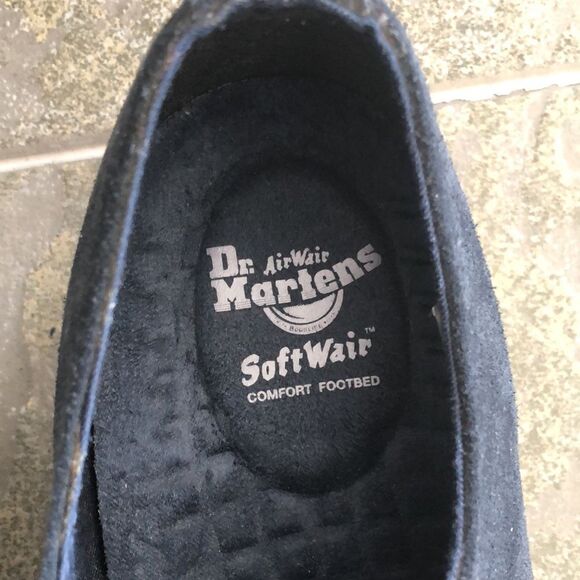 Dr Martens Torriano air wair shoes blue suede mens size 7. main image 8